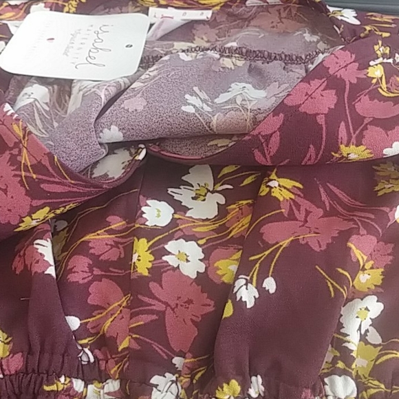 Isabel Maternity Short Sleeve Woven Dress - Picture 4 of 5